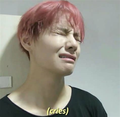 taehyung crying meme.